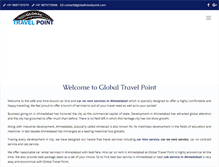Tablet Screenshot of globaltravelpoint.com